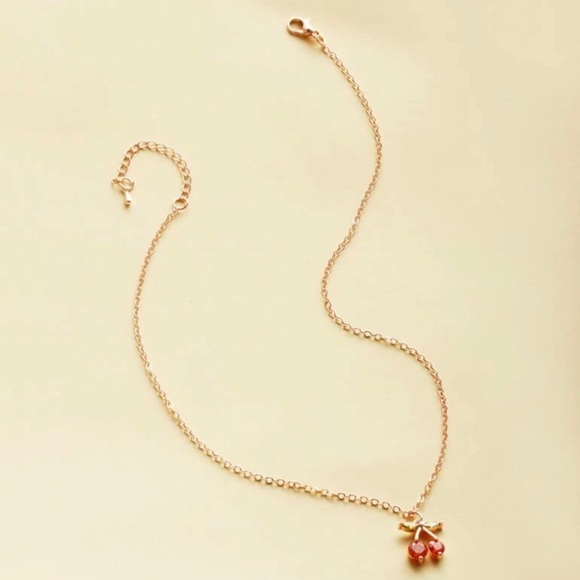 3/$30 🍒 Cherry Charm Necklace - Picture 2 of 4
